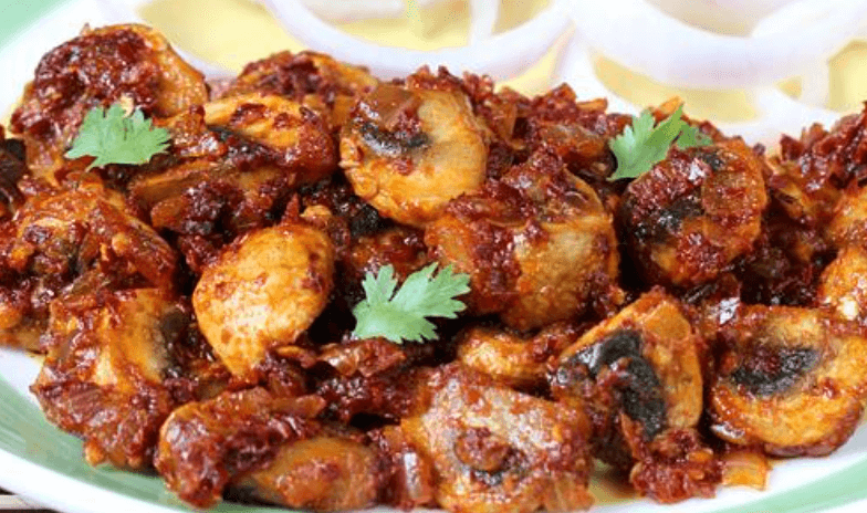 Spicy Garlic Mushroom